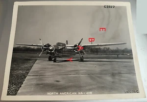 Vintage North American NA-40B Bomber Official Air Corps Photo reprint - Picture 1 of 1