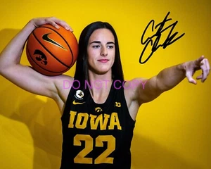 Caitlin Clark signiert Iowa 8x10 NACHDRUCK Foto Frauen College Basketball #1 - Bild 1 von 1