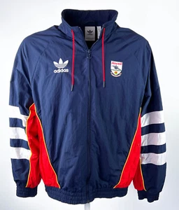 Adidas Arsenal London Jacke Retro Trainingsjacke 90er Style 2019 Gr.M blau - Bild 1 von 11