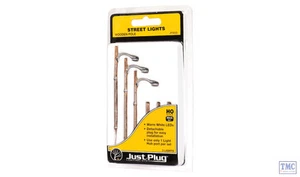JP5630 Woodland Scenics HO Scale Wooden Pole Just Plug Lighting System - Picture 1 of 1