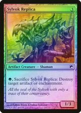 Sylvok Replica FOIL Scars of Mirrodin NM Artifact Common MAGIC CARD ABUGames