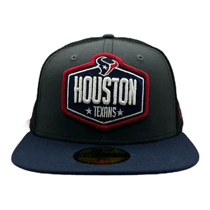 Sombrero/Gorra Ajustada Houston Texans NFL New Era 59Fifty Talla 7 1/2 - Imagen 1 de 8