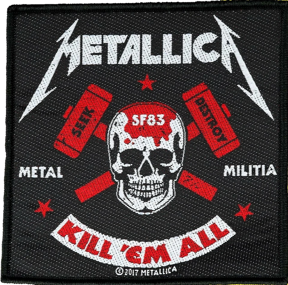 Metallica Metal Militia Patch mehrfarbig