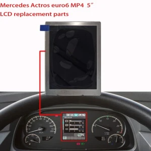 5" LCD Display Mercedes Actros MP4 Euro 6 A9614460121  A9614460421 A9614462421 - Picture 1 of 2