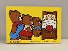 Vintage Connor Toy The Three Bears Wooden Puzzle 6 Pieces