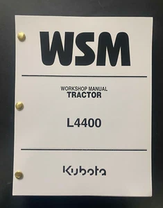 4400 Traktor Technische Werkstatt Reparatur Handbuch passt für Kubota L4400 Papierhandbuch - Bild 1 von 17
