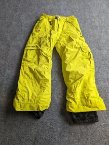  686 Snowboard Pants Youth Evolution Boy's Sz S Insulated Neon Yellow   - Picture 1 of 13