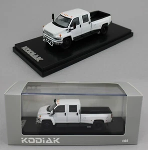 1:64 GOC *WHITE* Chevrolet KODIAK 4500 Crew Cab DUALLY Pickup Truck *NIB* - Picture 1 of 6