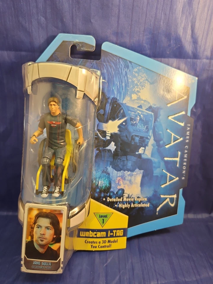 Jake Scully with Wheel Chair J Avatar 2009 Mattel 4 INCH Harley Shirt