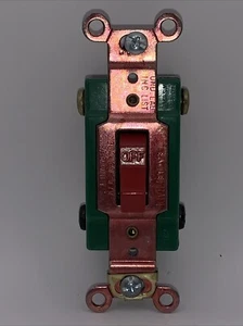 (K) Eagle Single Pole Interruptor 3031RD (RED) - Picture 1 of 6