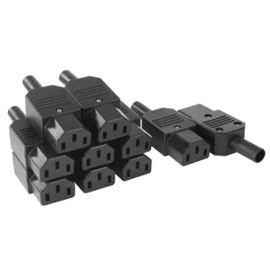10 Stück AC250V 10A Buchse 3P Schalttafelmontage IEC320 C13 Netzteilanschluss - Bild 1 von 6