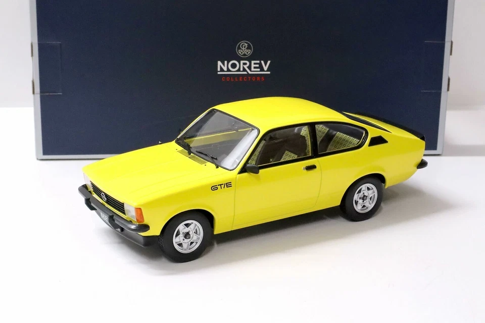 OPEL KADETT GT-E C COUPE 1977 GIALLO CERCHI ATS NOREV 183655 1/18 1400 PCS GT/E