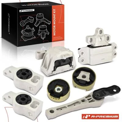 7Pcs Engine Motor & Transmission & Mount for Audi TT 2008-2009 TT Quattro 2.0L - Image 1 of 4
