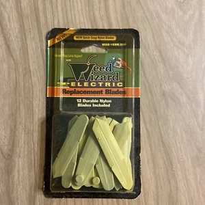 Weed Wizard Replacement Trimmer Cutter Blades 12 Nylon Plastic ENB-300 NOS - Picture 1 of 2