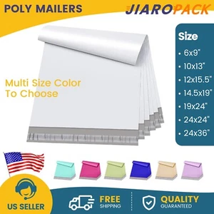 Poly Mailers Shipping Bags Plastic Mailing Envelopes Self Seal Multi Size Color - Picture 1 of 32