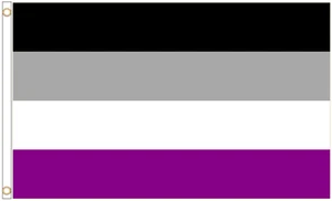 Asexual Pride Polyester Flagge - Größenwahl - Bild 1 von 3