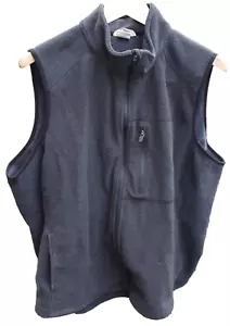 Duluth Trading Co Vest Women's Size 2X Fleece Zip Pockets Black Polyester - Picture 1 of 14