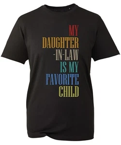 T-shirt bambino My Daughter In Law Is My Favourite divertente dire sarcastica unisex - Foto 1 di 3