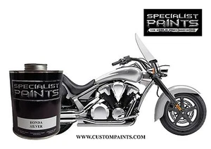 QUART OF HONDA - SILVER. MOTORCYCLE, AUTOMOTIVE, HOTROD, GUITAR, HOK - Picture 1 of 1