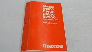 MAZDA E1300 E1400 E1600 E2200 RIGHT HAND RHD WIRING DIAGRAM MANUAL BOOK ORIGINAL - Picture 1 of 7