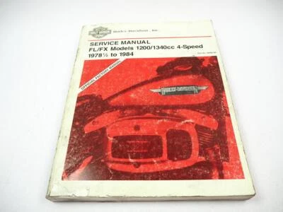 Harley Davidson FLH FLHS FXB FXSB FXE FXEF FXS FXWG FXST 1978-84 Service Manual - Bild 1 von 3