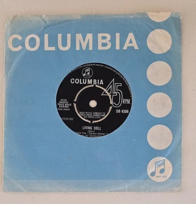 CLIFF RICHARD & THE SHADOWS «СТРУНЫ ФАРТУКА» ВЕЛИКОБРИТАНИЯ ЧЕРНЫЕ SP - Изображение 1 из 4