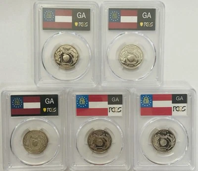 1999 - S Clad Washington Quarter - Georgia (one Coin) PCGS  PR70DCAM-Flag Series - Image 1 of 4