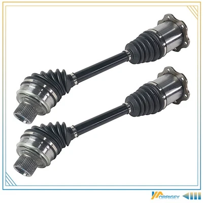 For Audi A4 Quattro 2013-16 A5 Quattro 2012-17 2.0L Pair Front CV Axle Shafts - Image 1 of 4