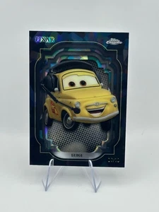 2024 Topps Cromo Pixar Luigi Negro Refractor 07/10 SSP Coches Disney - Imagen 1 de 3