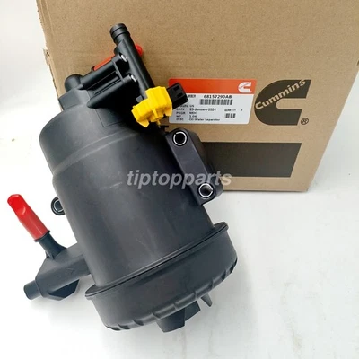 Carcasa de filtro de combustible nueva para 15-18 Cummins Ram 2500 3500 4500 6,7 L 68157290AB Foto 1 de 4