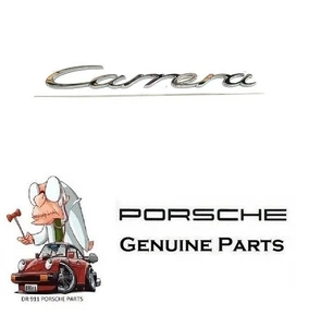 Porsche 911 991 Emblem "Carrera" (Chrome) for Bumper Genuine 99155923701 - Bild 1 von 1