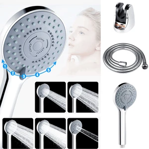 1.5m Schlauch Duschkopf Handbrause für Wasserhahn Waschbecken Wasserspar Bad Set - Bild 1 von 12