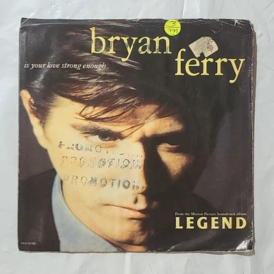 Bryan Ferry ~ Is Your Love Strong Enough/ Windswept ~ Promo PS 45 RPM Record Foto 1 de 4