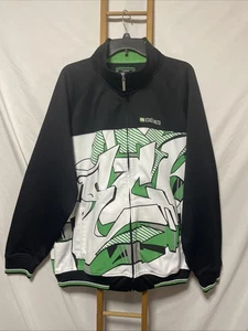 Ecko Unltd Premier Wears Actual Factual Men’s XL Track Jacket Graffiti Graphic - Picture 1 of 5