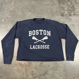 Camiseta Boston Lacoste Mujer Talla Única Azul Brandy Melville Manga Larga Usada - Imagen 1 de 17