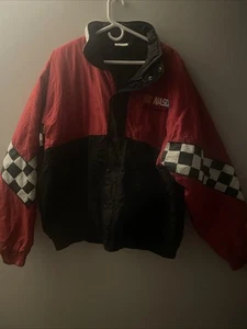 Vintage Nascar Racing Authentic Puffer Wam Jacket Men Size Xl or Uni - Picture 1 of 6