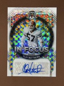 Mosaico Panini 2023 - Clay Matthews/25 - autógrafo blanco de firmas enfocadas - Imagen 1 de 2