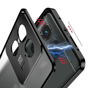 For Motorola EDGE 50 Ultra Case Hybrid Metal Bumper Magnetic Back Glass Cover - Bild 1 von 18