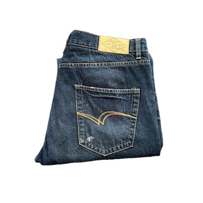 Lee Cooper Jeans Men's Size 36 Blue Denim Distressed Cowboy Western Thrashed - Image 1 of 4