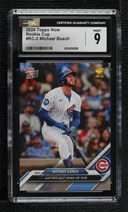 2024 Topps Now Rookie Cup /6970 Michael Busch #RC-2 CGC 9 Mint - Picture 1 of 3