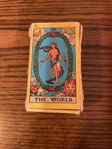 MAZO DE CARTAS DEL TAROT MINIATURA RIDER WAITE por US GAMES VINTAGE AÑOS 70’S COMPLETO - Imagen 1 de 10