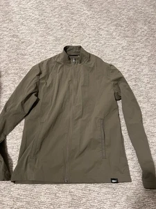 Goruck Damen einfacher Windbreaker grün M hergestellt in den USA Reißverschluss vorne gebraucht, in einwandfreiem Zustand Rucking - Bild 1 von 4