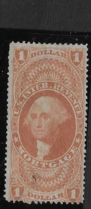 US Scott R73C, $1.00 Revenue, Mortgaga, Red, Used, NG, F - Picture 1 of 1