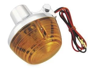 Turn Signal and Lens For Honda XL70 1972-1976 Front Left Chrome 25-1045 - Image 1 of 3