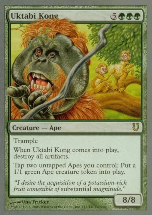 MTG English Uktabi Kong NM Foil Unhinged - Image 1 of 1
