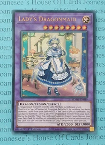 BLMM-DE049 Lady's Dragonmaid Ultra Rare Yu-Gi-Oh Karte 1. Auflage Neu - Bild 1 von 3