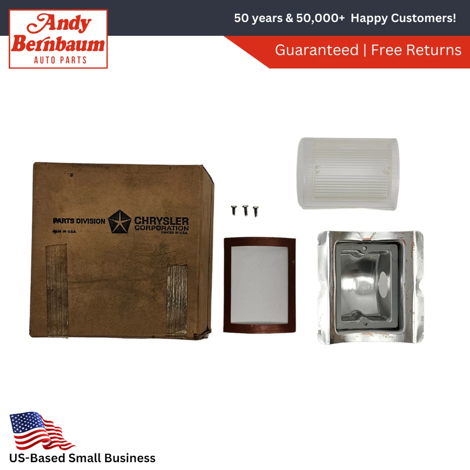 Conjunto de lámpara de respaldo izquierda Plymouth GTX 1967 satélite 2808911 NOS Foto 1 de 4