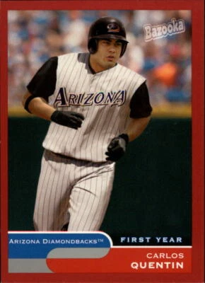 2004 Bazooka Red Chunks #291 Carlos Quentin FY - NM-MT - Image 1 of 2
