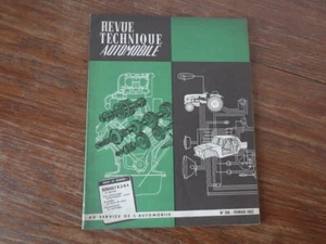 Zeitschrift Automobile Technique RTA 1962 Nr 190 - Bild 1 von 2