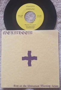 WORMDOOM - Live at the Unitarian Meeting House 7" 1996 STONER NOISE PSYCH NM - Picture 1 of 2